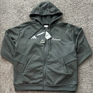 NEW Gray Adidas Richmond full zip jacket